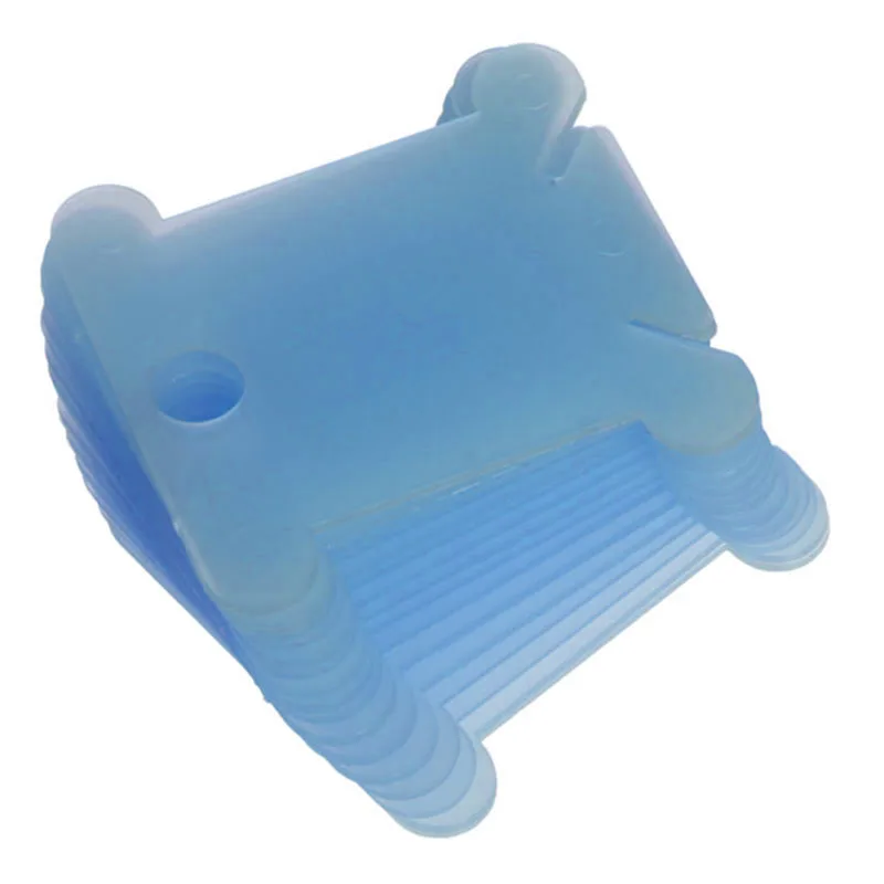 

20 Pcs Plastic Silk Thread Bobbins Embroidery Floss Craft Storage Cross Stitch Accessories Holder Board Card Color /