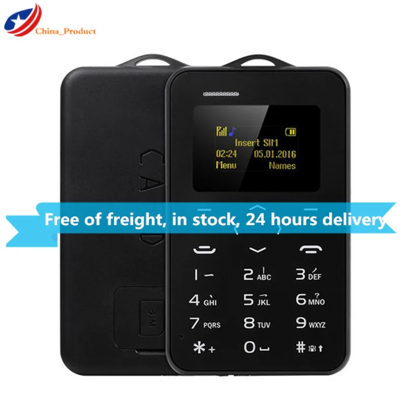 

10 pcs/lot Ultra Thin Mini AEKU C6 Student Pregnants Celular Version Credit Card Mobile Phone Bluetooth Card Phone