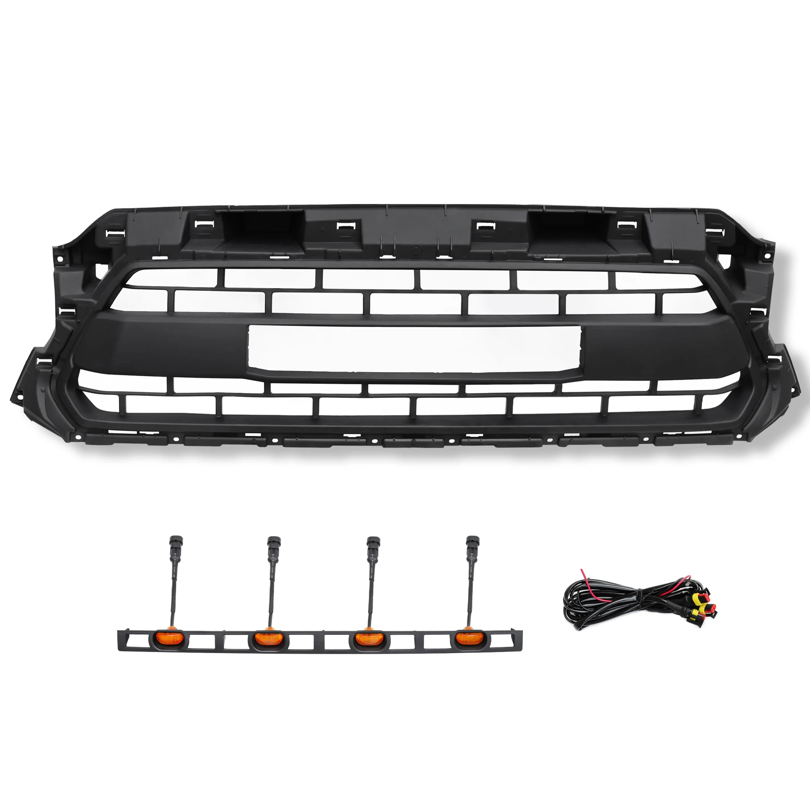 

Front Grille Fit For Toyota Tacoma TRD Pro Grille 2012-2015 With Letters LED Lights US Stock