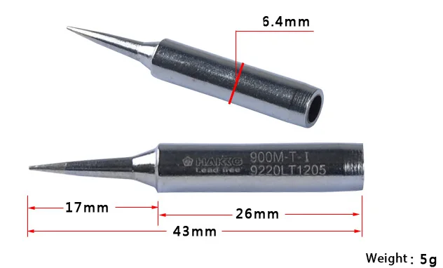900M-T-I паяльник наконечник для ESI-150 50 Вт