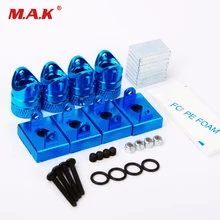 aluminum RC 1/10 scale drift car shell strong magnet alloy magnetic stealth body stand mount parts assembly DIY blue color
