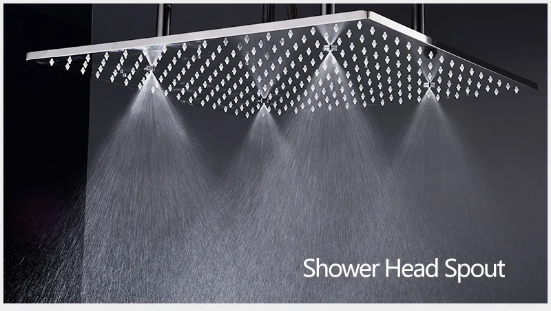 Ceiling Dart Concealed Embedded Wall Multi-Function Thermostatic Shower Shower Set with Lifting Rod Ceiling Spray Shower (6)