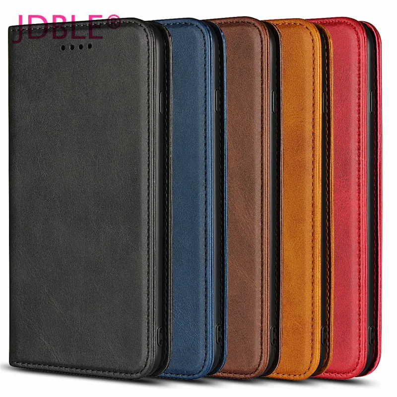 

JDBLE Luxury Flip Cover Real Genuine Leather For iPhone8 7 7Plus Cases Wallet Real Calfskin Phone Case for iphone6S 6Plus Retro