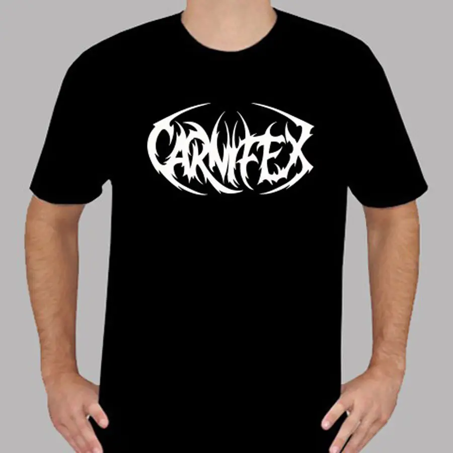 2018 новые модные Carnifex Death Metal рок-группа логотип Для мужчин черный футболка Размеры