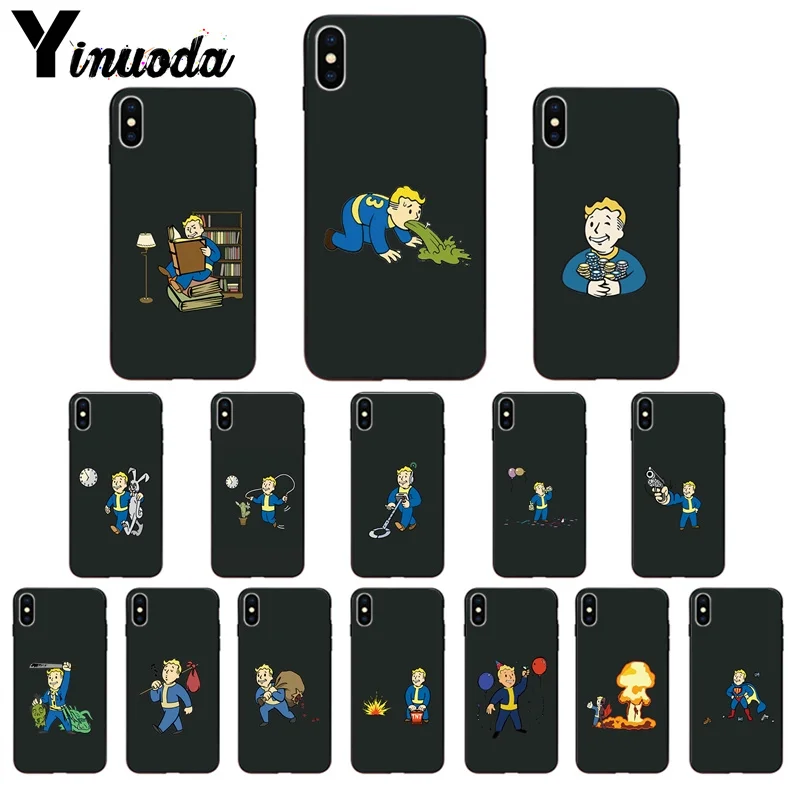 

Yinuoda pip boy fallout DIY Printing Drawing Phone Case cover Shell for iPhone X XS MAX 6 6S 7 7plus 8 8Plus 5 5S XR