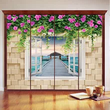 Подгонянная стеклянная пленка раздвижная дверь стикер гостиная балкон Окно Ванная комната Затемненные Окна наклейки анти-УФ пленка окна