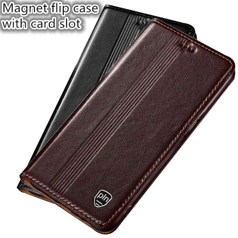 

RL02 Genuine Leather Phone Cover With Card Slot For Meizu X8(6.2') Flip Case For Meizu X8 Phone Case Free Shipping