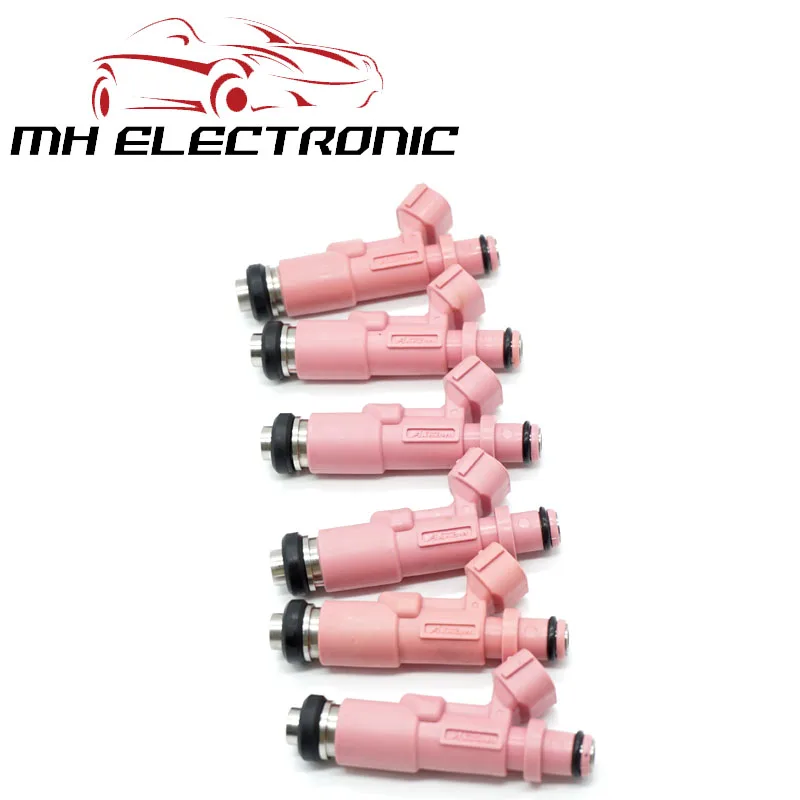 MH Электронный 6 шт./лот Топ Топливные форсунки 23250-75080 23209-75080 подходит для Toyota Prado RZJ120 2,7 3RZ