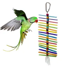 KKWL поставка игрушка для укуса различные варианты жевания попугай цвет деревянные чипы игрушка для домашних животных
