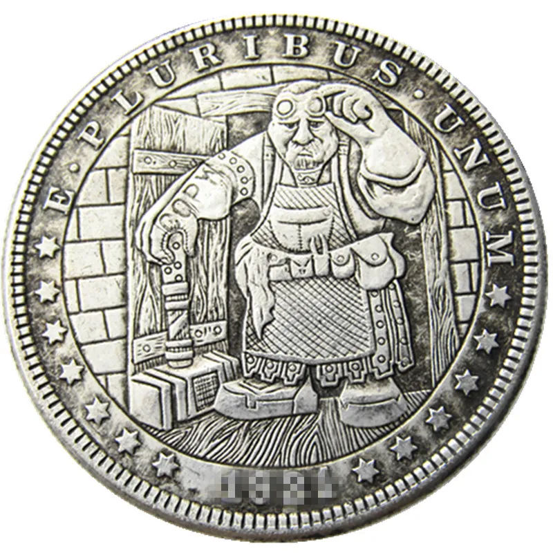 

HB(32)US Hobo 1921 Morgan Dollar Silver Plated Copy Coins