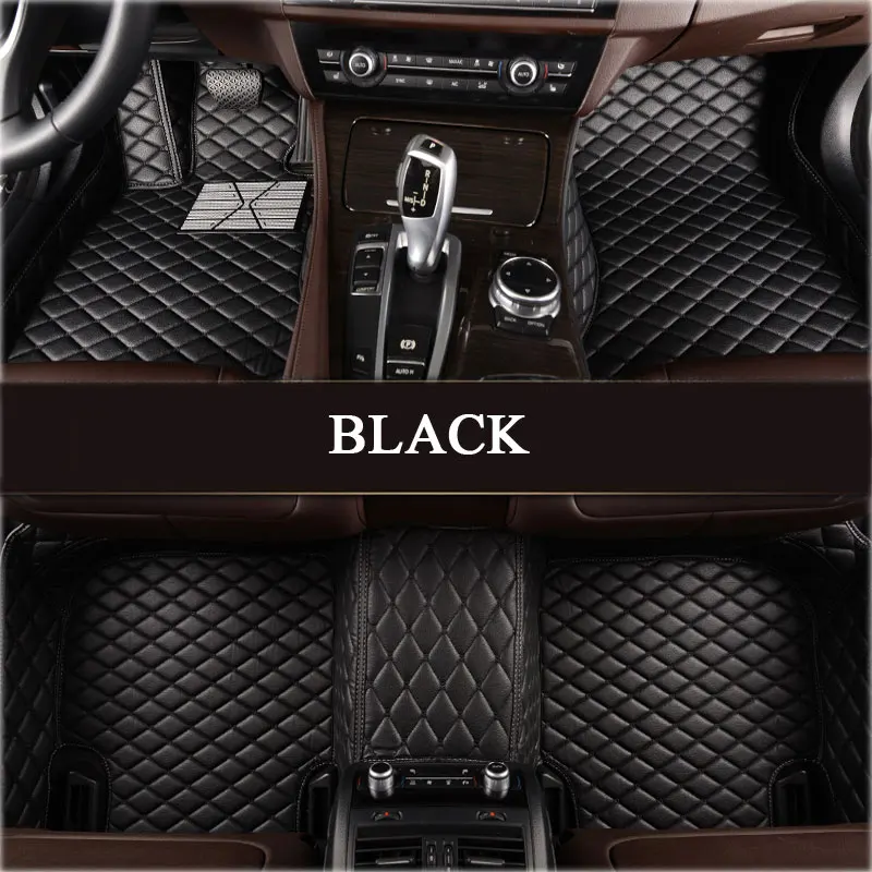 Автомобильные коврики для Acura ZDX RDX MDX ILX RL TL TLX TLX-L 3D автомобиль-Стайлинг сверхмощный защита от любых погодных условий ковер пол - Название цвета: Black
