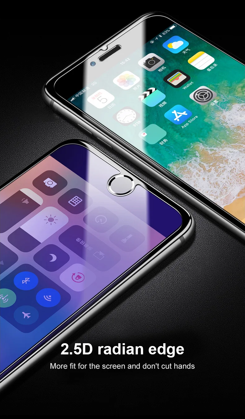 Для iPhone 6 S закаленное Стекло iPhone 6 Plus 9 H HD анти-голубой матовая Защитная Стекло для Apple iPhone 6 S Plus протектор Экран фильм
