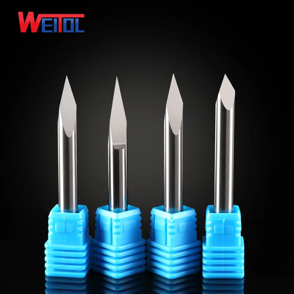 Weitol Metal engraving tool N 10pc 6 mm Carbide Carving Cutters CNC