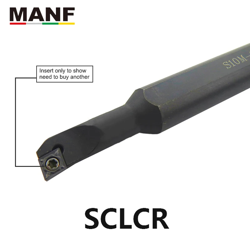 

MANF lathe tools 16mm 20mm 25mm S08M-SCLCR06-A16 CNC Turning Screw Lathe Cutter boring bar Hole Internal Turning Tool Holder