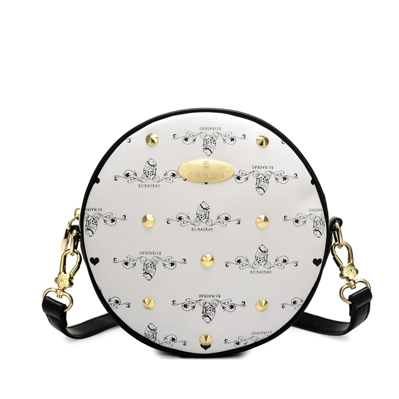 

Round Bag Circular Women Messenger Bags Ladies Summer Small Handbags Vintage Women bag Shoulder Bags SS0130
