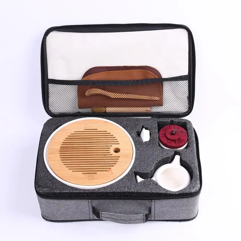 

Chinese Kung Fu Teaware Sets Portable Travel Tea Set Ceramic Teapot Teaset Gaiwan Set Tea Cups Of Tea Ceremony Tea Pot