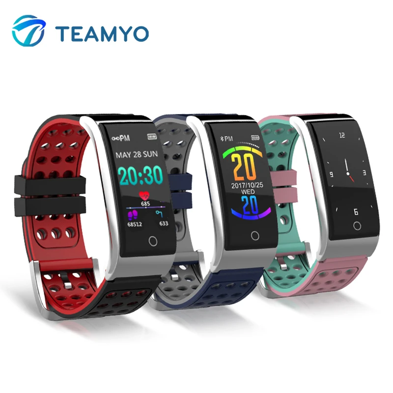 

Smart Band Fitness Tracker Heart Rate Monitor Blood Pressure Bracelet ECG+PPG Color Screen Waterproof for IOS Xiaomi Relogio