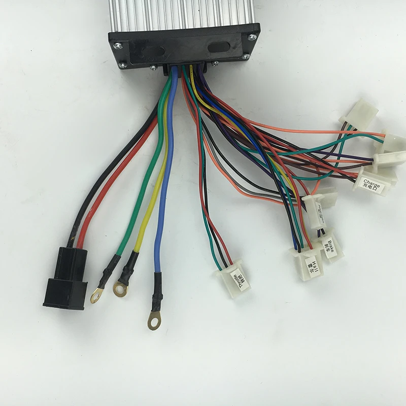 BLDC 48 в 1500 Вт 1600 Вт 30A бесщеточный контроллер двигателя 12 Mosfet с залом для электрического велосипеда скутер часть E велосипед преобразования