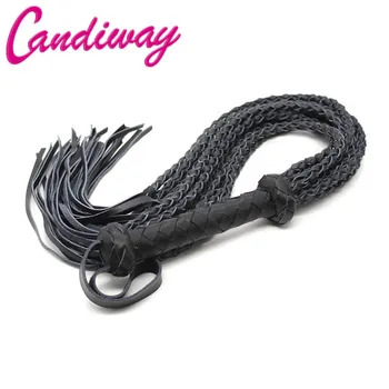 CatWhip BDSM Whip Adult Games For Couples Role Cosplay Sex Toys Sex Products Spanking Fetish Fantasy Flogger For Women/Men 1