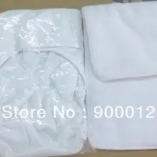 Водонепроницаемый тканевый подгузник для взрослых подгузник Подгузники Двойные застежки подгузники 50 комплектов(1 шт. подгузник+ 1 шт. вставка