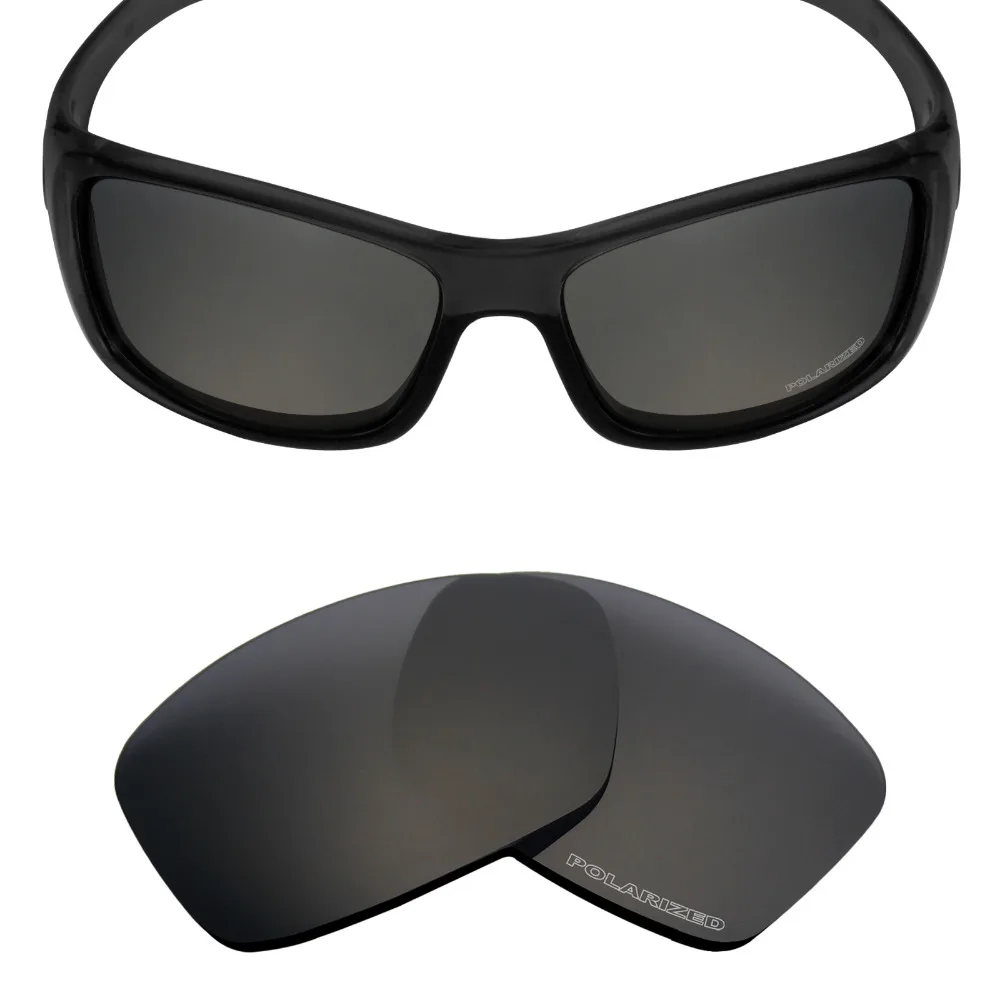 

SNARK POLARIZED Resist SeaWater Replacement Lenses for-Oakley Hijinx Sunglasses Stealth Black