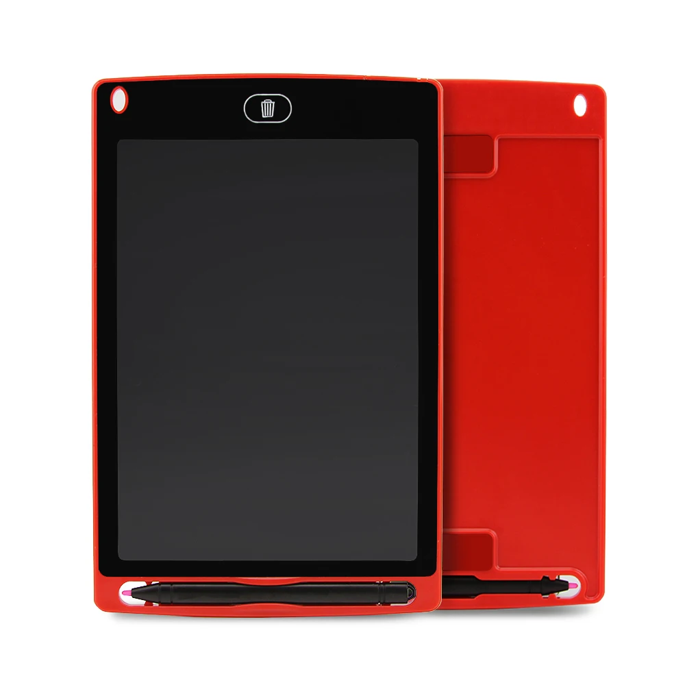 Firstmemory 8,5 ''графический планшет ЖК-планшет для письма Сенсорная панель электронный почерк доска с стилусом детские подарки - Цвет: Красный