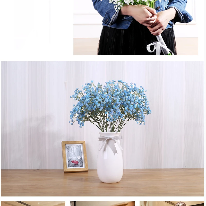 Xuanxiaotong, 1 шт., искусственные цветы, многоразовые, для свадебной вечеринки, украшения дома