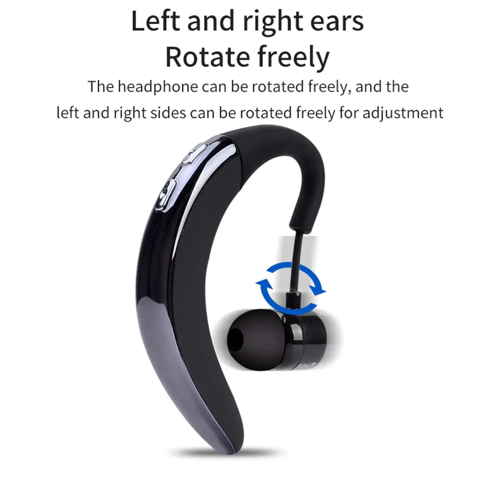 360 Adjustable Wireless Bluetooth Headphone Sport Earphone Headset Hadsfree Calling with Mic for Samsung iPhone Motorola E G LG