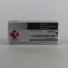 100 шт, индивидуальная упаковка, hanyi одноразовые иглы для акупунктуры 10 коробок 0,17/0,18/0,20/0,25/0,30/0,35 мм