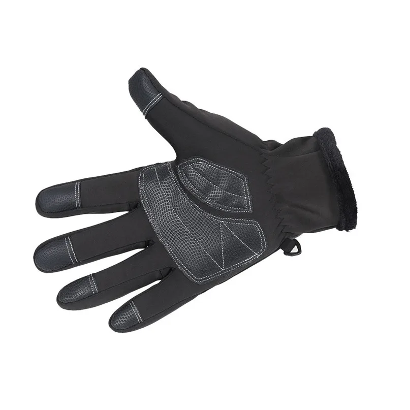 Windproof Bike Gloves Winter Thermal Warm Full Finger Cycling Glove Screen Touch screen riding gloves #2n16 (4)