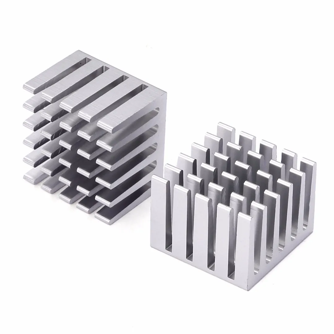 

5pcs CPU IC Chip Aluminum Heat Sink Extruded Cooler Heatsink with Good Heat Dissipation For Computers 20x20x15mm