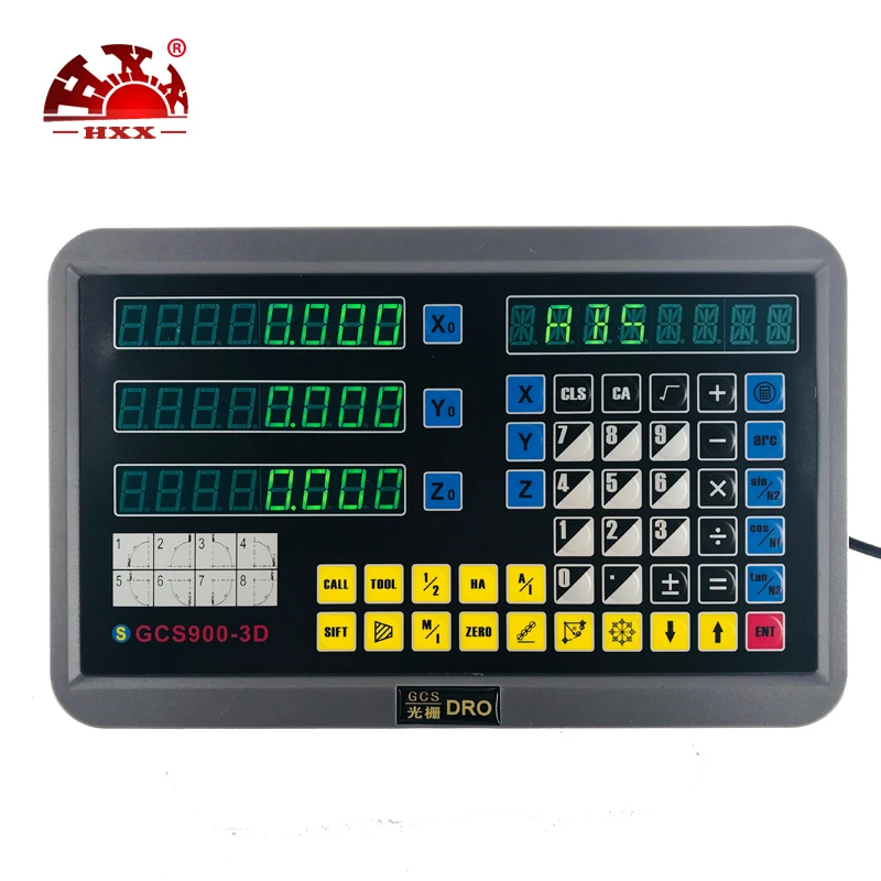 

Metal shell 3 axis Digital Readout / dro system &linear scale of HXX