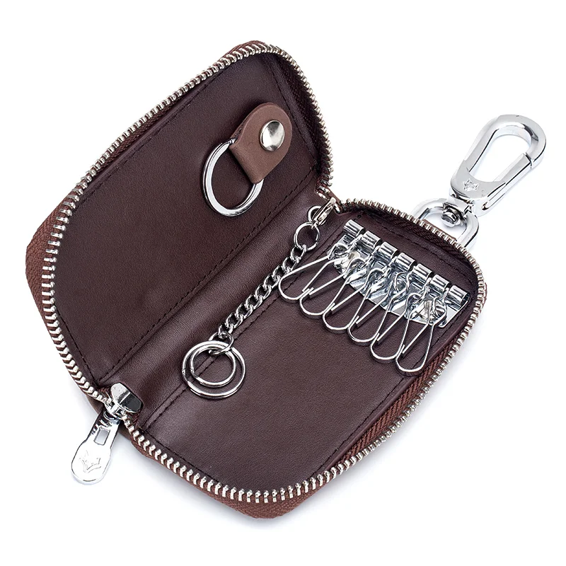 Key Holder Для мужчин ключи от машины сумка Multi Функция ключеник Мода ключница Разделение кожа дизайнер Винтаж Для женщин Ключницы качество