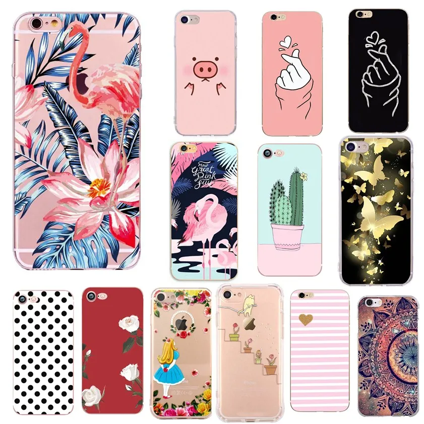 

Capas For iphone 8 plus case luxury For Women Silicon Phone Cases For fundas iphone 7plus 8Plus 7 plus X XS 6 S 6S 5 5S SE Case