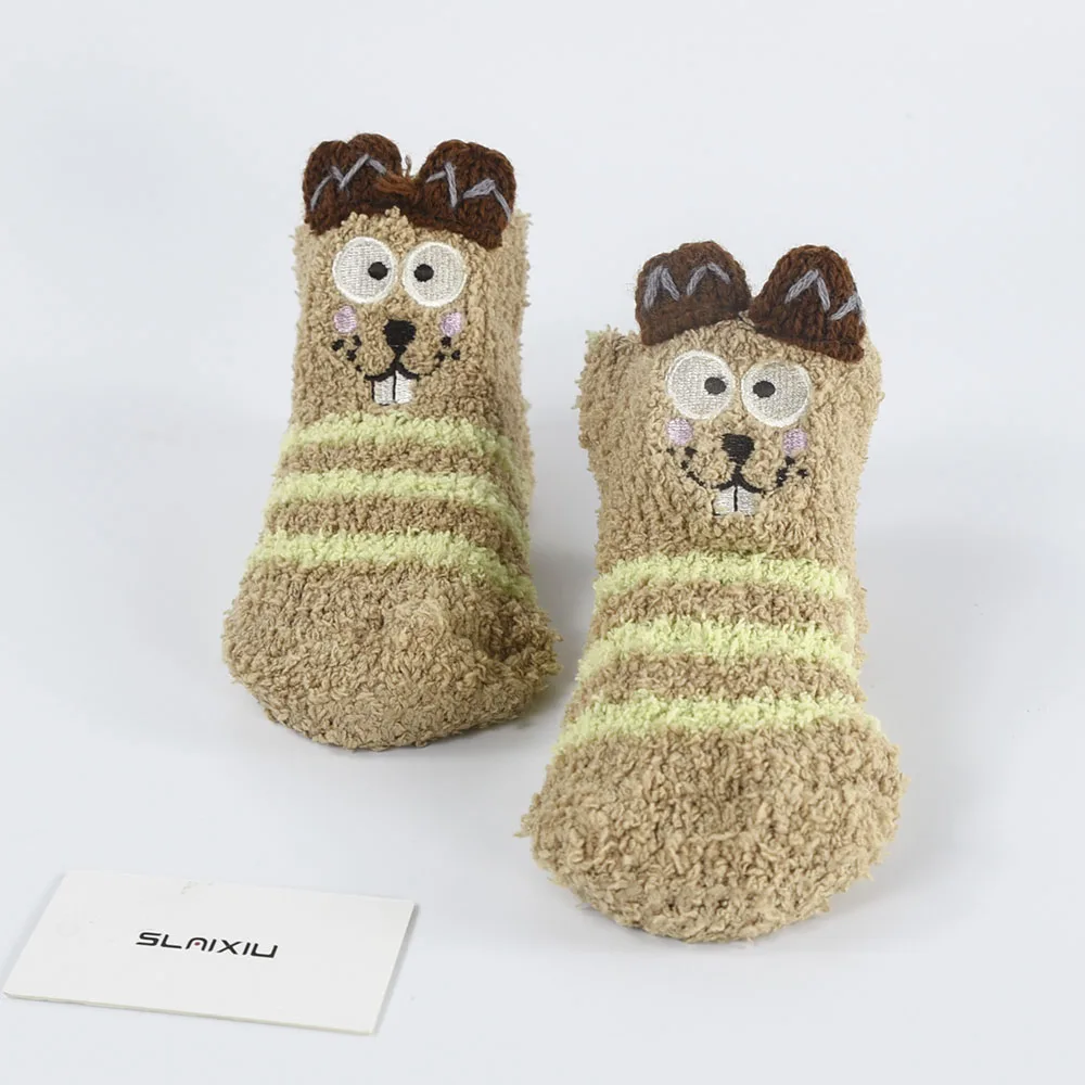 8 стилей, детские носки для малышей Детские носки с животным узором подарок на день рождения и праздники, милая Одежда для маленьких мальчиков и девочек - Цвет: Mouse