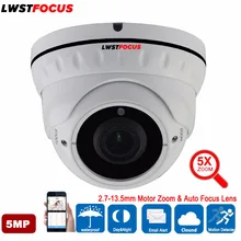 LWSTFOCUS 2 7 13 5mm Motor Zoom Auto Focus Len 5MP AHD Camera 30M IR Night