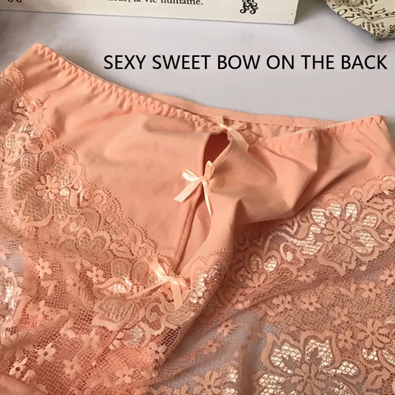 Deruilady Plus Size Panties Lace High Waist Briefs Lace Cute Bow Underwear Women Hollow Out Sexy Lingerie Cotton Panties Women Deruilady Plus Size Panties Lace High Waist Briefs Lace Cute Bow Underwear Women Hollow Out Sexy Lingerie Cotton Panties Women