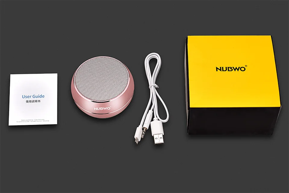 NUBWO портативные bluetooth-колонки с микрофоном, функцией громкой связи, встроенным микрофоном, усиленными басами для iPhone, iPad, samsung и других