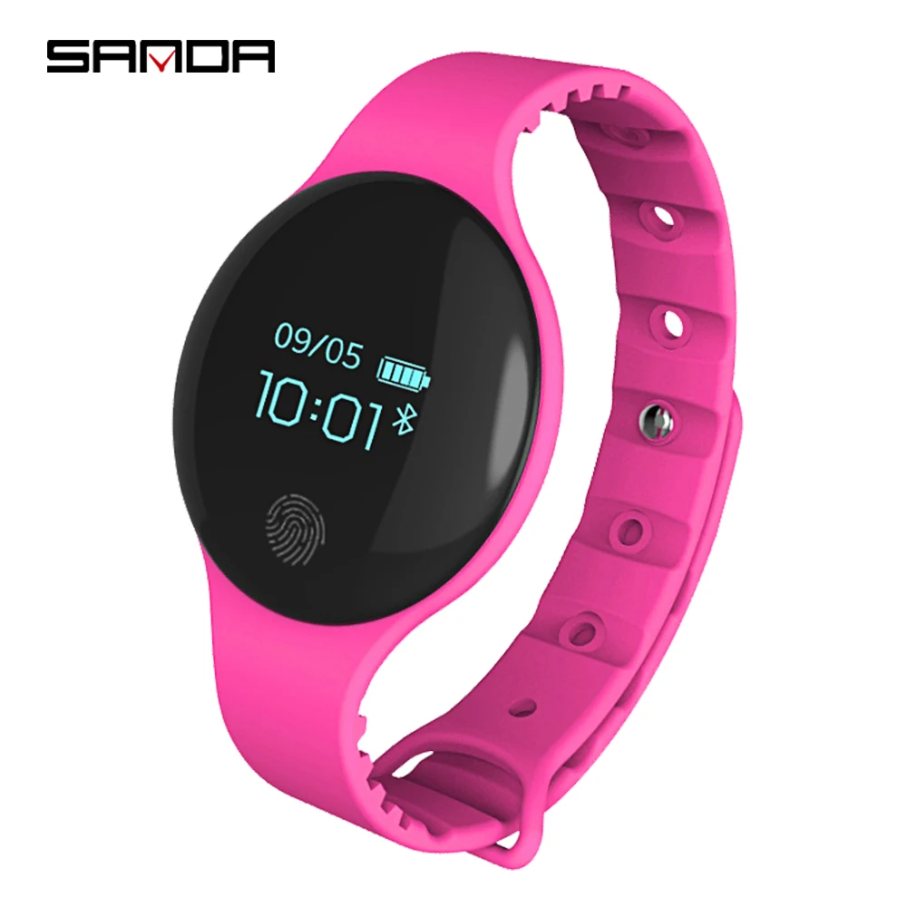 SANDA Women Smart Watch 2018 New Touch Screen Calorie Pedometer Sports Watches For Bluetooth Bracelet Wristwatch girl | Наручные часы