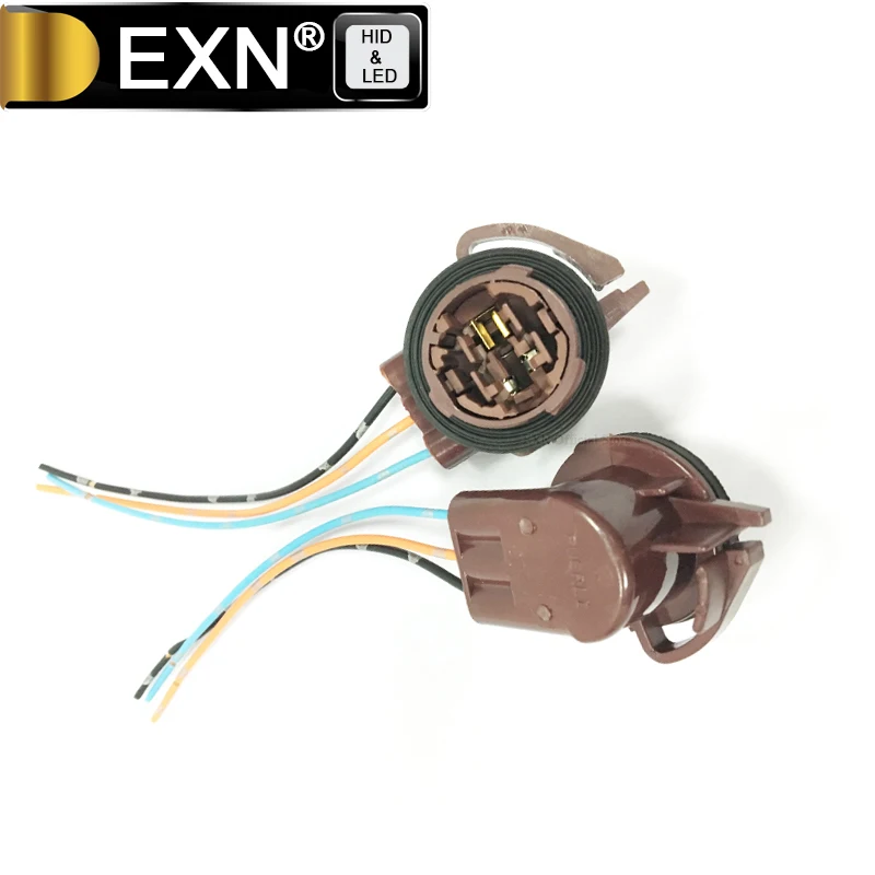 

3157-A Pre-Wired Harness Sockets For Repair Replacement Install LED Bulbs For Turn Signal Lights DRL Lamps or Brake/Tail Light