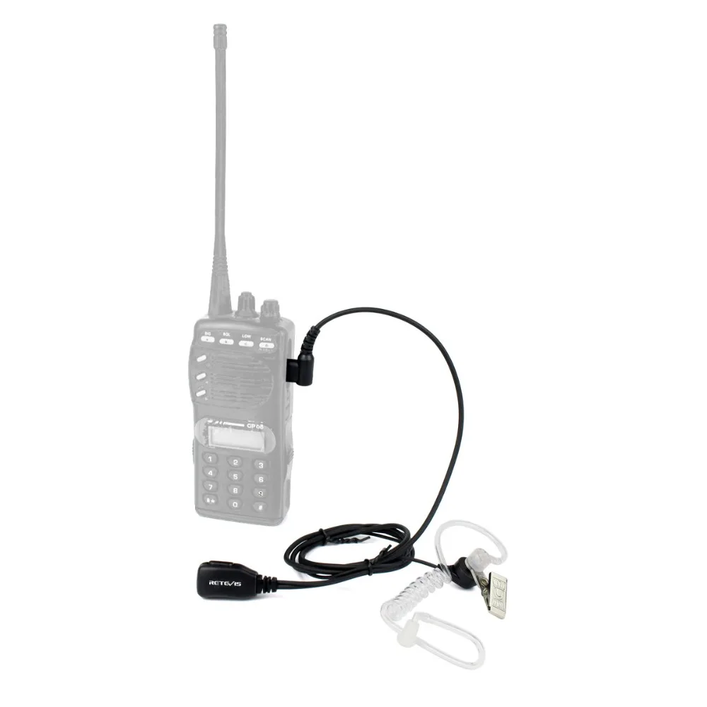 Retevis 2Pin PTT микрофон наушник Акустическая трубка Гарнитура для Motorola PRO1150 P040 CT150 CT150 для HYT TC-500 рация C9025A