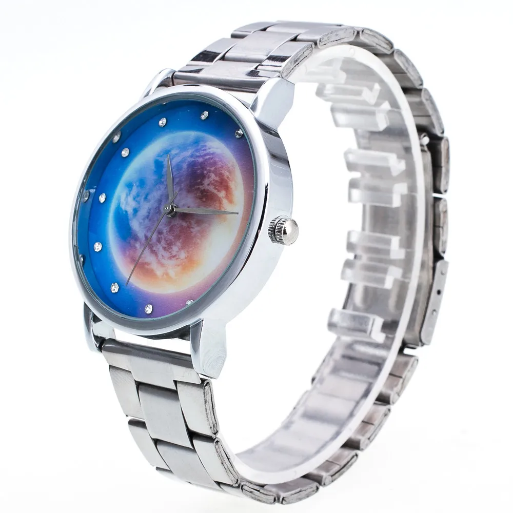 Женские Мужские Ретро Дизайн звездное небо сплав Группа Аналоговые кварцевые наручные часы детские часы цифровые часы электронные