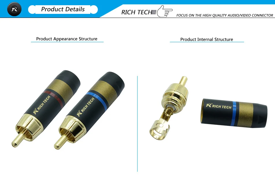 RCA male connector