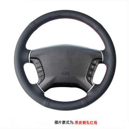 Чехол для руля из натуральной кожи Mitsubishi Pajero 2007-2014 Galant 2008-2012 | Автомобили и