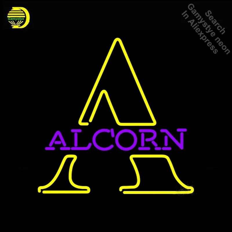 #*Cheap Neon Sign for NCAA Alcor State Braves Neon Bulb sign handcraft signboard neon light anuncio luminos Neon Bulbs Decorative