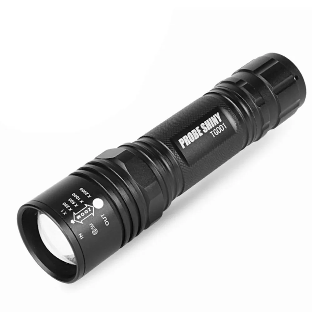 Light flashlight T6 charging zoom Mini strong Portable Light