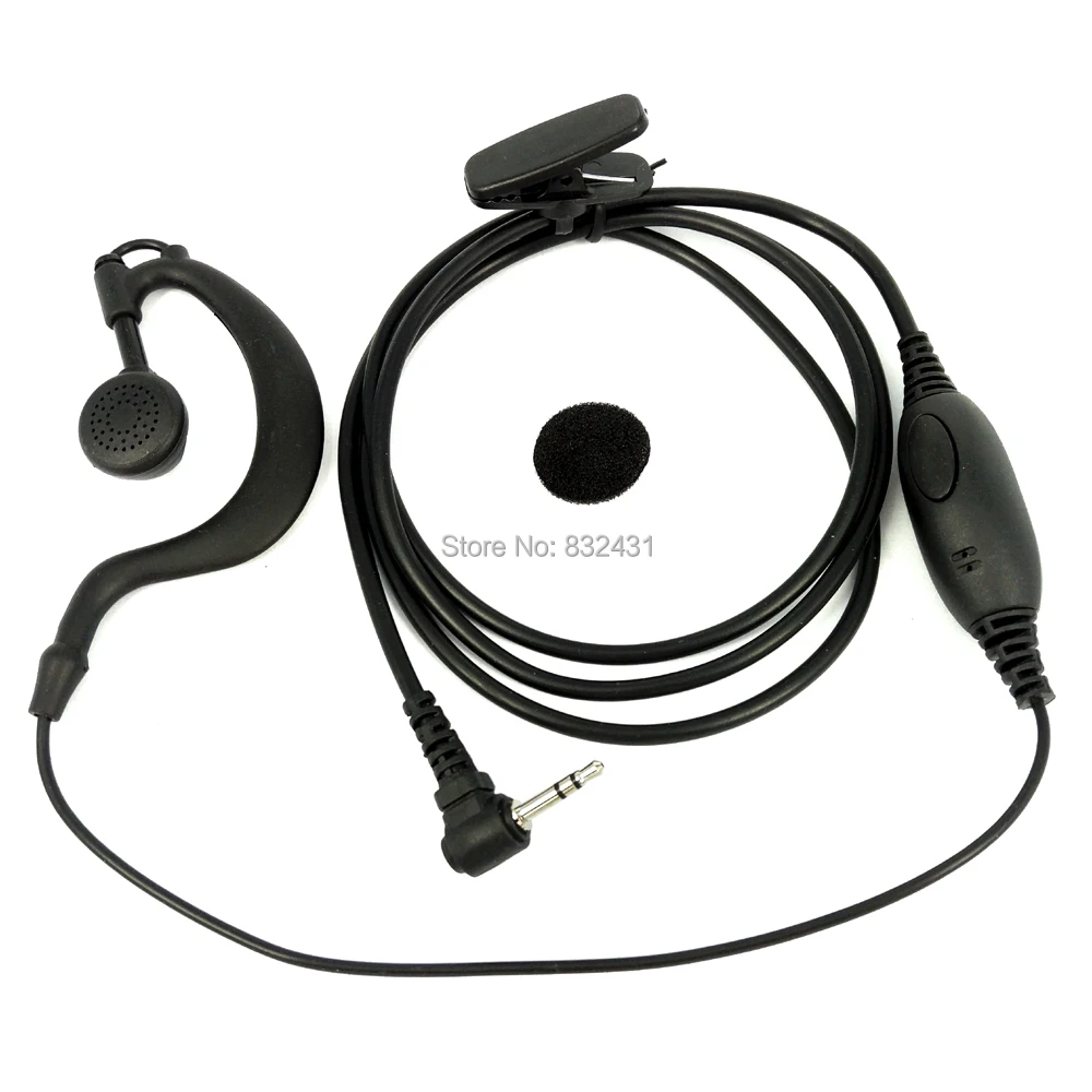 2.5mm Earhook Earpiece for Motorola Walkie Talkie 4