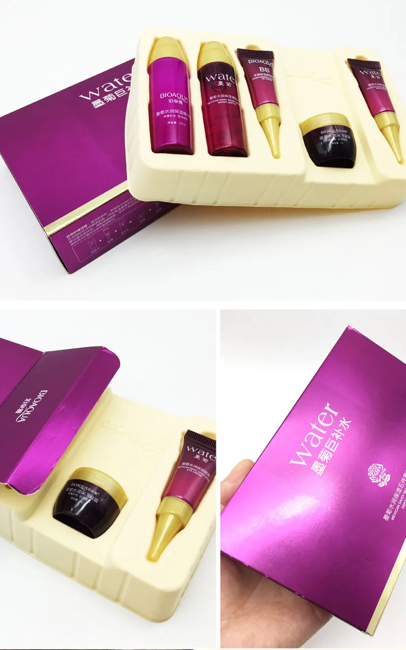 BIOAQUA Mexico Plant 5PCSSET Essence Tonic Cream Face Care Nutrition Moisturizing Anti-Aging Cream Anti Wrinkle Nourishing 2