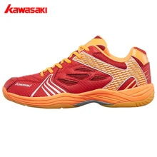Kawasaki спортивная обувь Профессиональный обувь для бадминтона одежда из этиленового пропилен-каучука; нескользящая подошва; защита от Крытый корт спортивные обувь для влюбленных K-071
