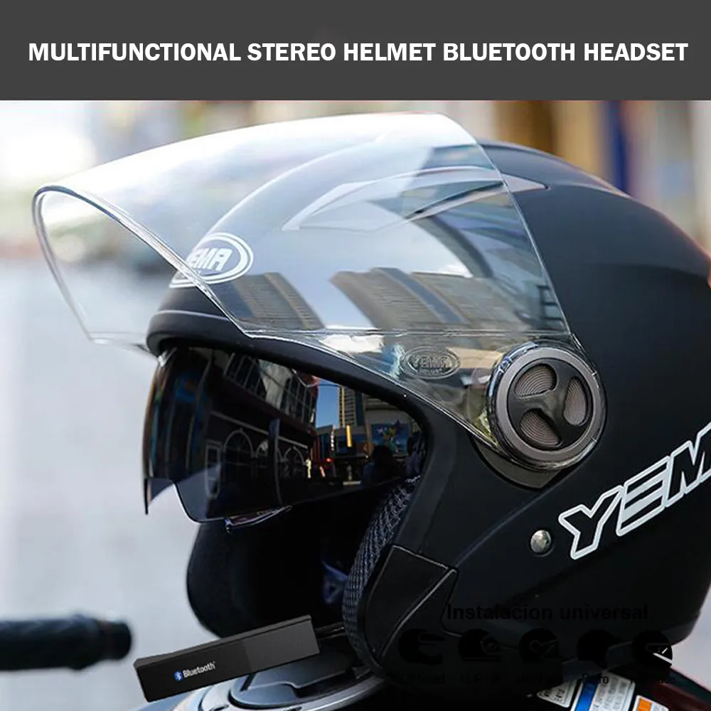 Новинка 2019 наушники Bluetooth с защитой от помех для мотоциклетного шлема